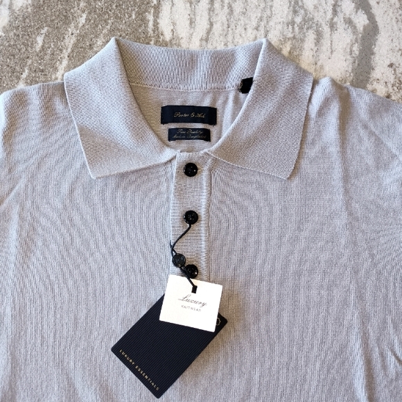 Porter and Ash Other - Porter & Ash Men's Luxury Knit Polo Shirt New Size Large